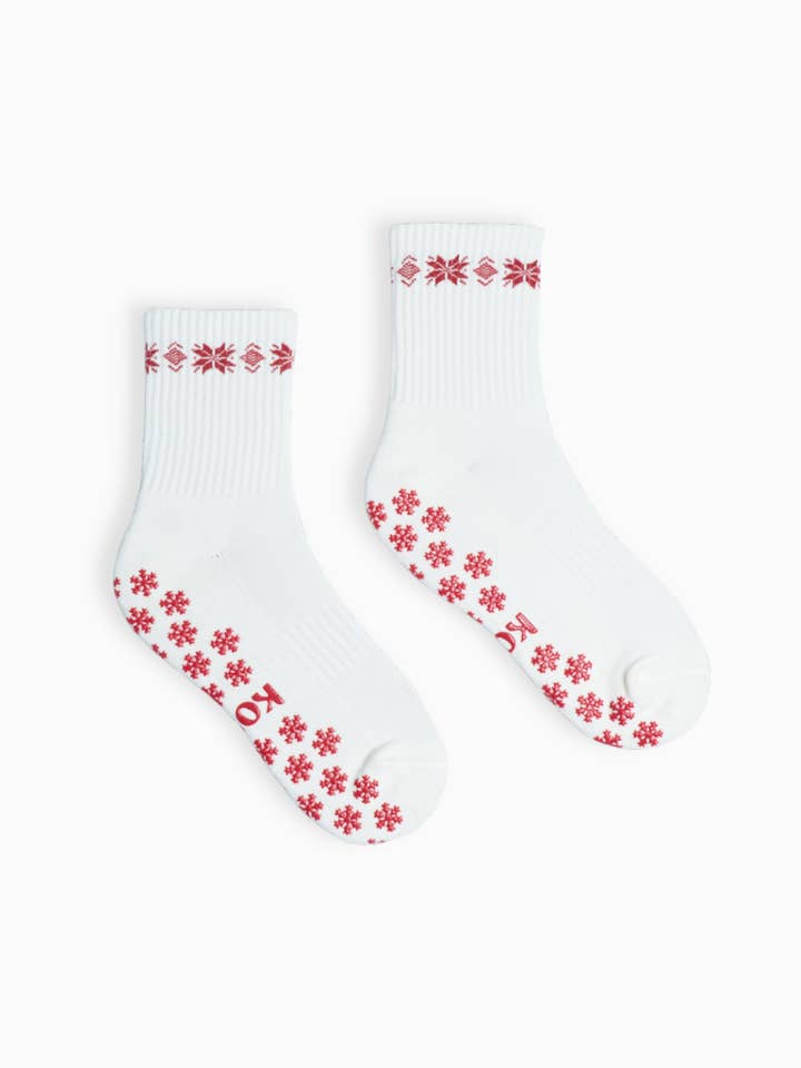 Crimson - Grip Socks for wholesale by Kove