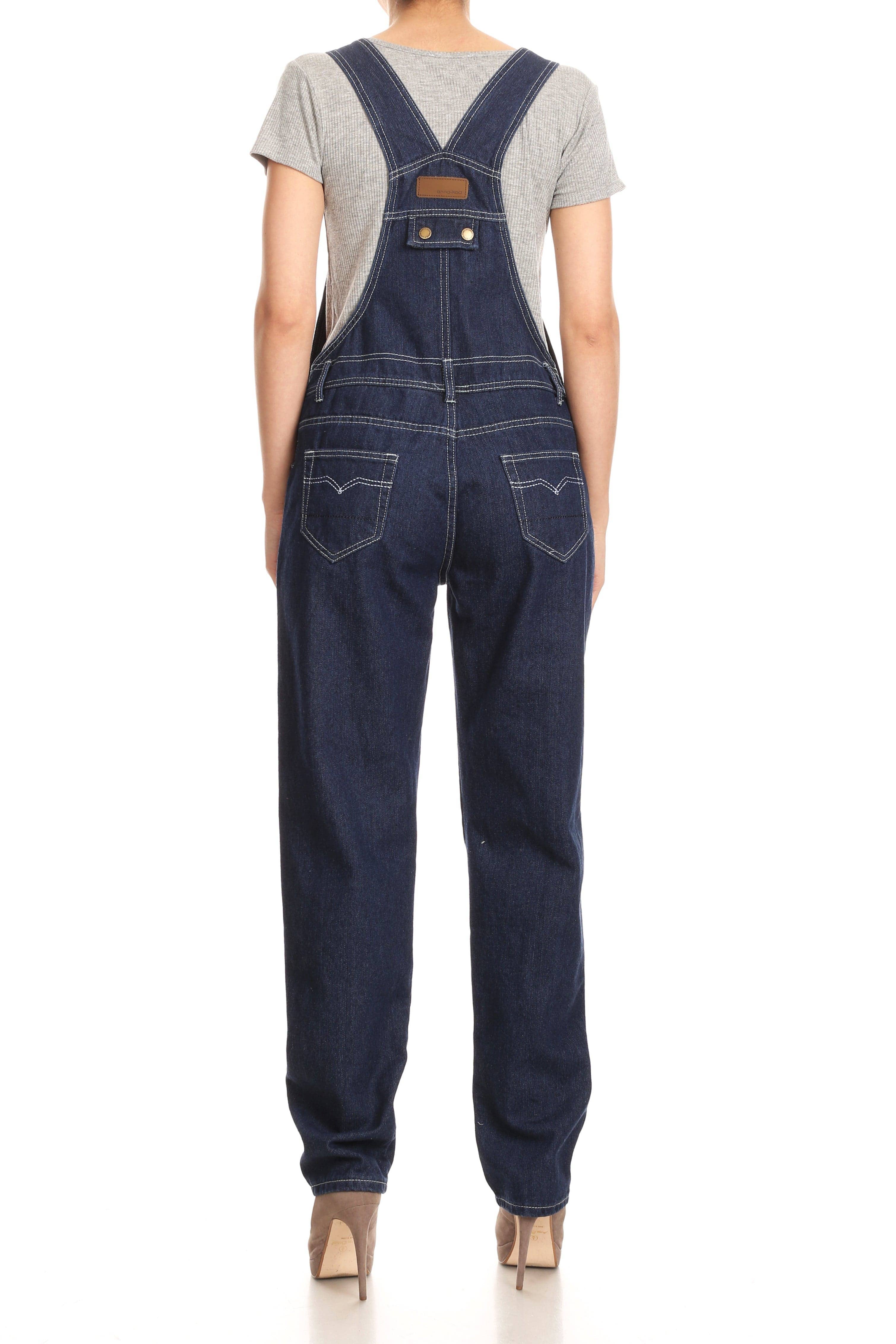 Anna Kaci Wholesale - Wholesale Overalls - Women's - Vintage Straight-Leg Overalls30