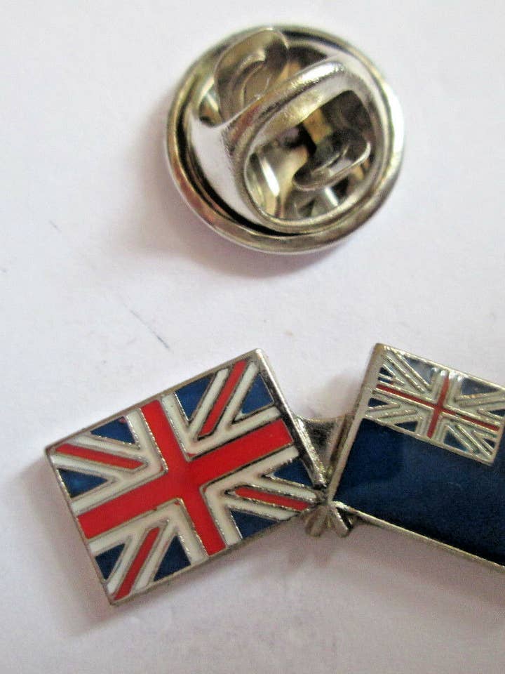 Emaille-Metall-Anstecknadel aus Neuseeland und Großbritannien für den Großhandel von jungle brands ltd