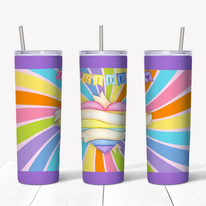 Pride 20 Oz Tumbler for wholesale by Perfectly Diverse Trendz, LLC
