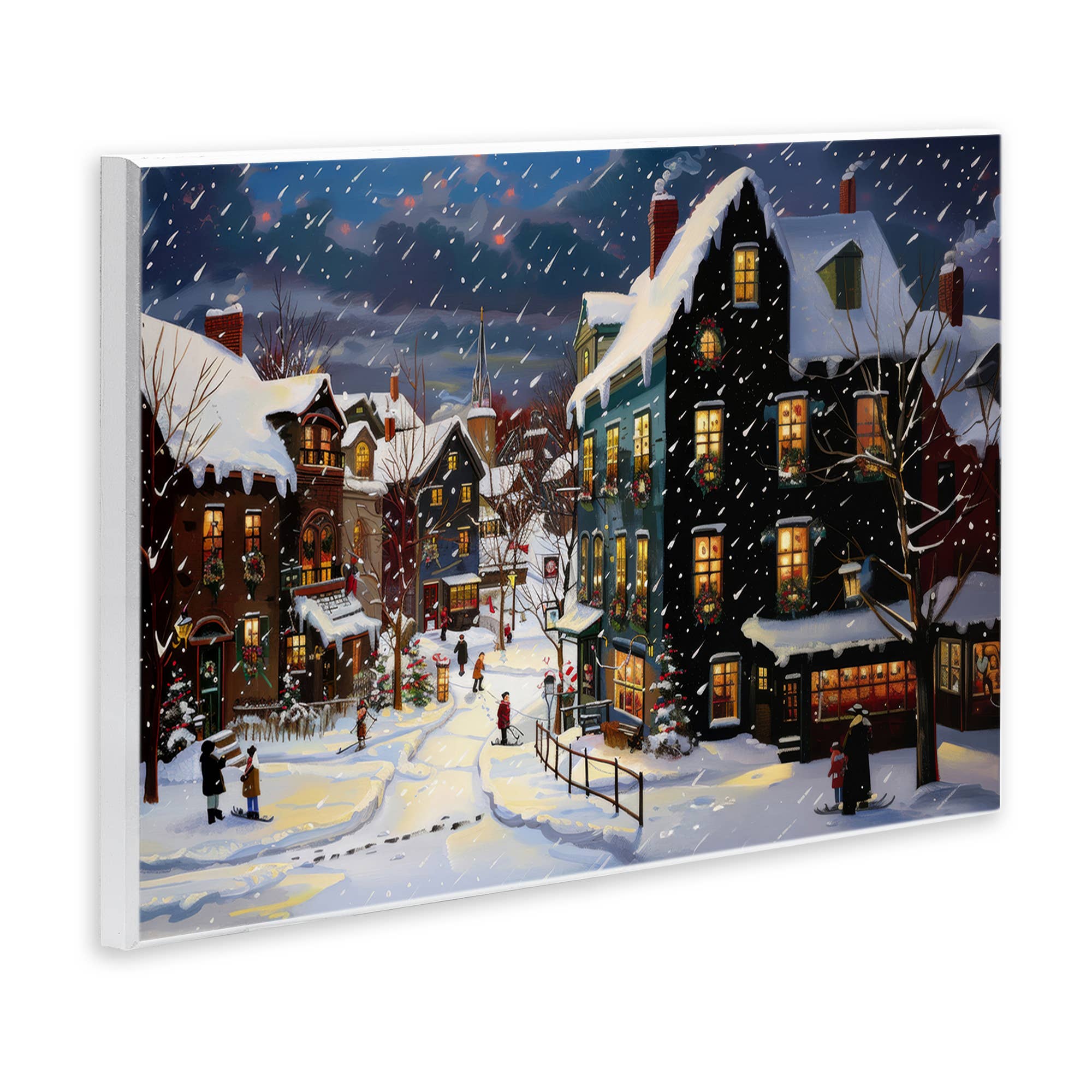 Stupell Industries - Wholesale Christmas Wall Art - Frozen Urban Charm Wall Plaque Art Holiday2