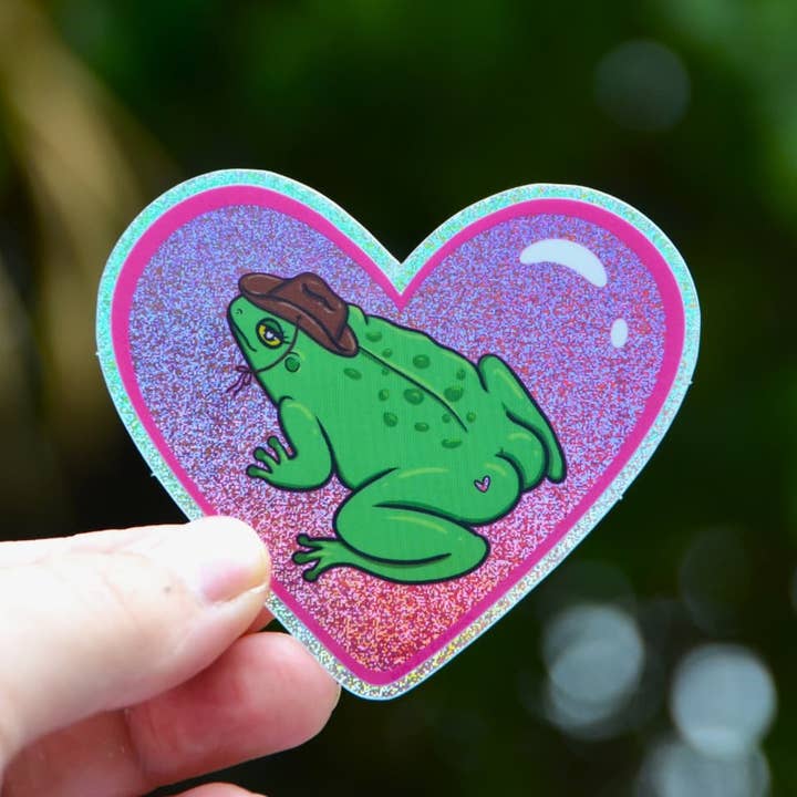 Big Booty Frog Sticker for wholesale by Bus 20 Ceramics