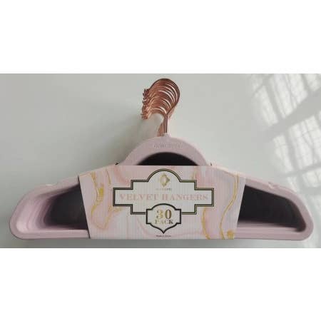 Concepts In Time - Wholesale Clothes hangers - Concepts 30pk Velvet Hangers – Sleek, Sturdy & Non-Slip3