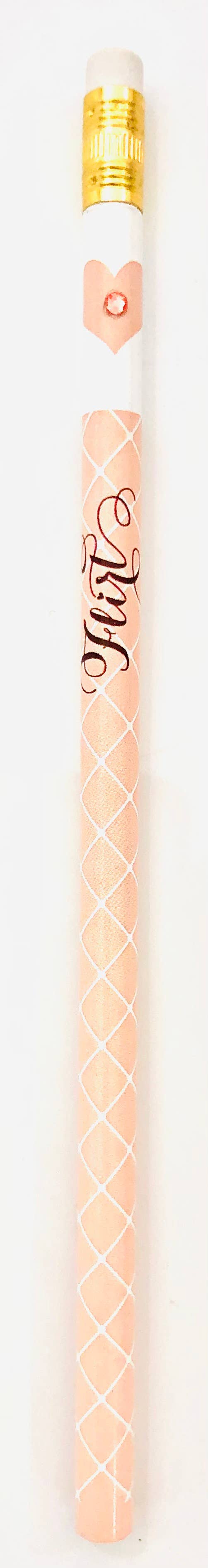 Love & Luck Greetings - Wholesale Pencil - Loose Pencils Flirt0