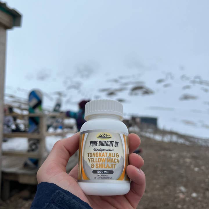 Pure Shilajit UK - Wholesale Oral Supplement/Vitamin - Tongkat Ali, Maca & Shilajit Capsules – Daily Testo Blend 6