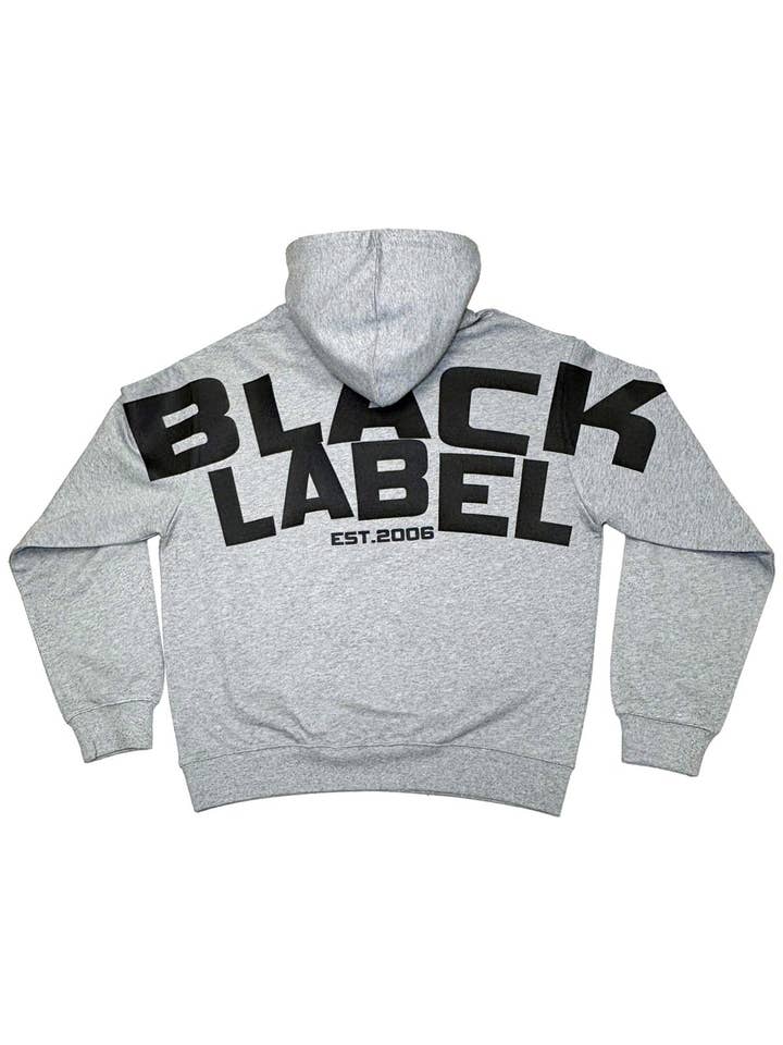 Men Black Label BL6 Black Silicone Hoodie for wholesale by Black Label x Raw