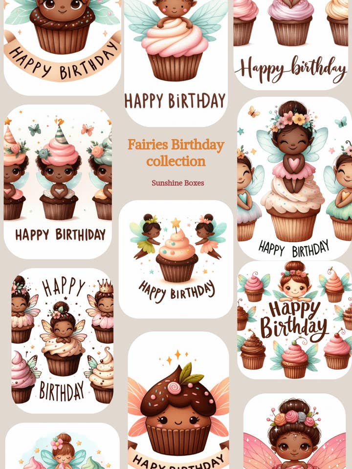 Birthday Fairies Collection for wholesale by Sunshine Boxes