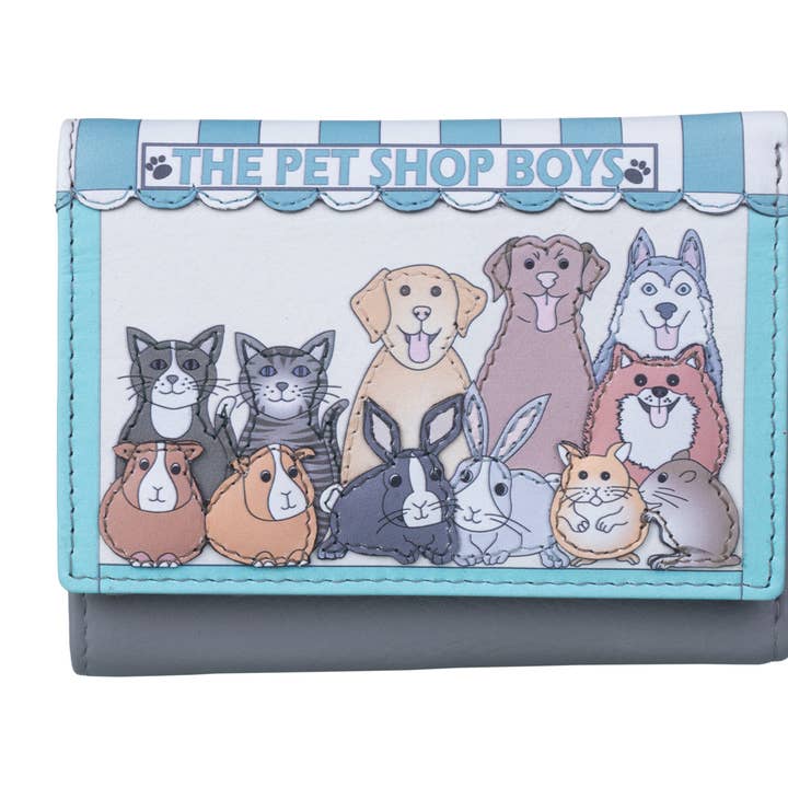 Carteira Tri Fold Beaus Pet Shop Pals - 3649 89 por atacado de Mala Leather