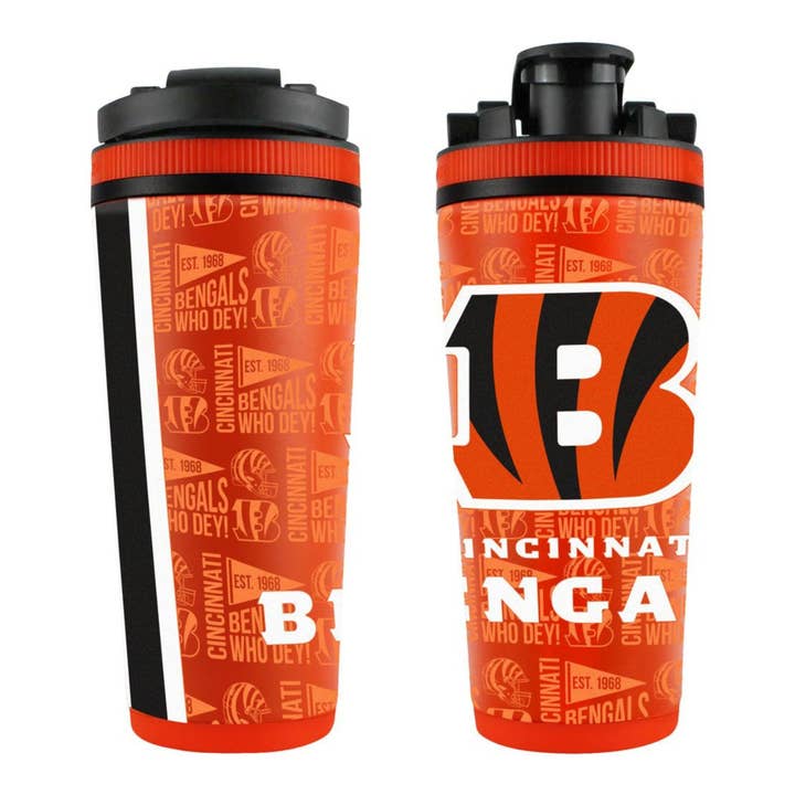 Officieel gelicentieerde Cincinnati Bengals 4D Ice Shaker voor wholesale door Ice Shaker