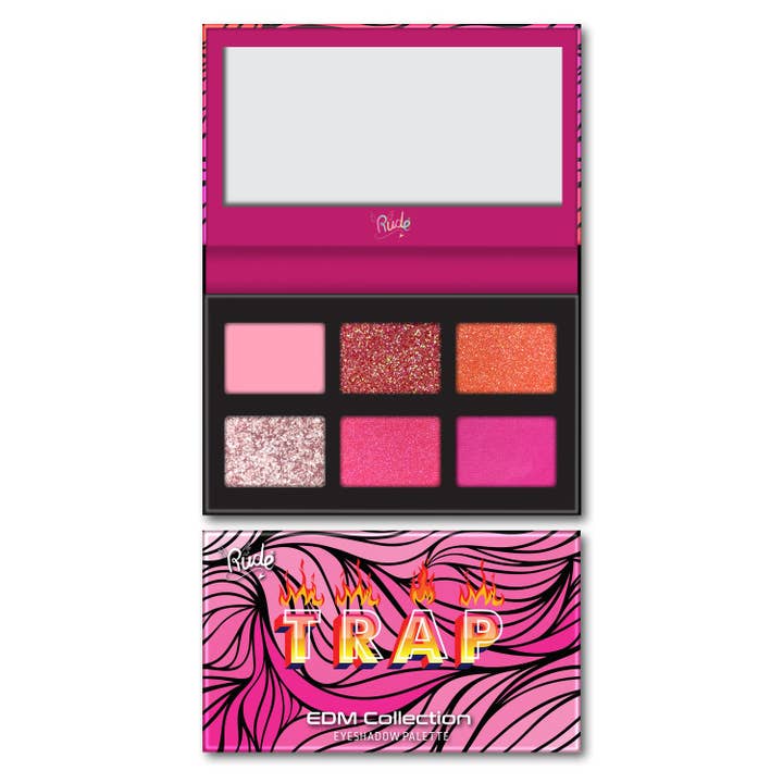 Rude Cosmetics - Wholesale Eyeshadow Palette - EDM Collection Color Themed Vibrant Eyeshadow