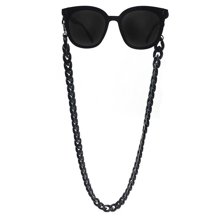 BLACK NON-SLIP CHAIN GLASSES LANYARD_CWMM1170 for wholesale by ACCITY