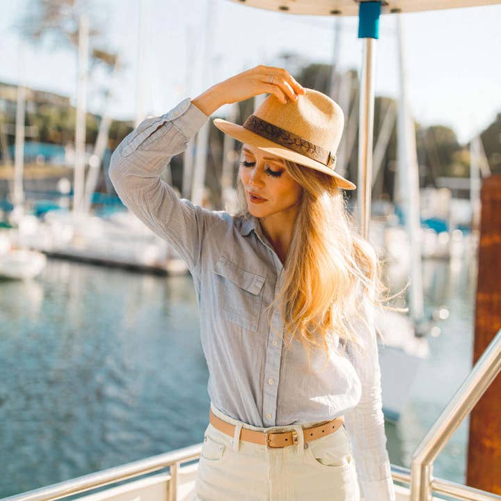 Sand Safari Outdoor Straw Hat - Style Boxcar for wholesale on Faire
