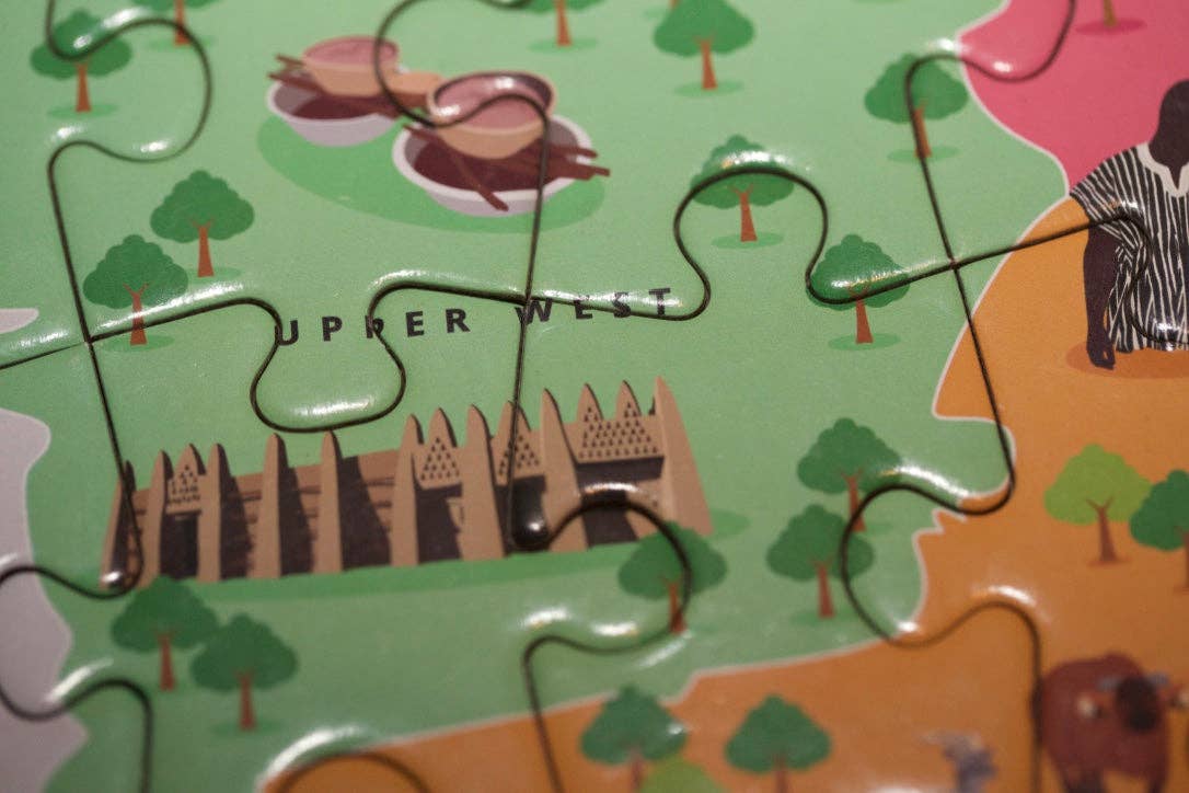 Very Puzzled – wholesale Puzzle – Child – Ghana Map Jigsaw Puzzle8