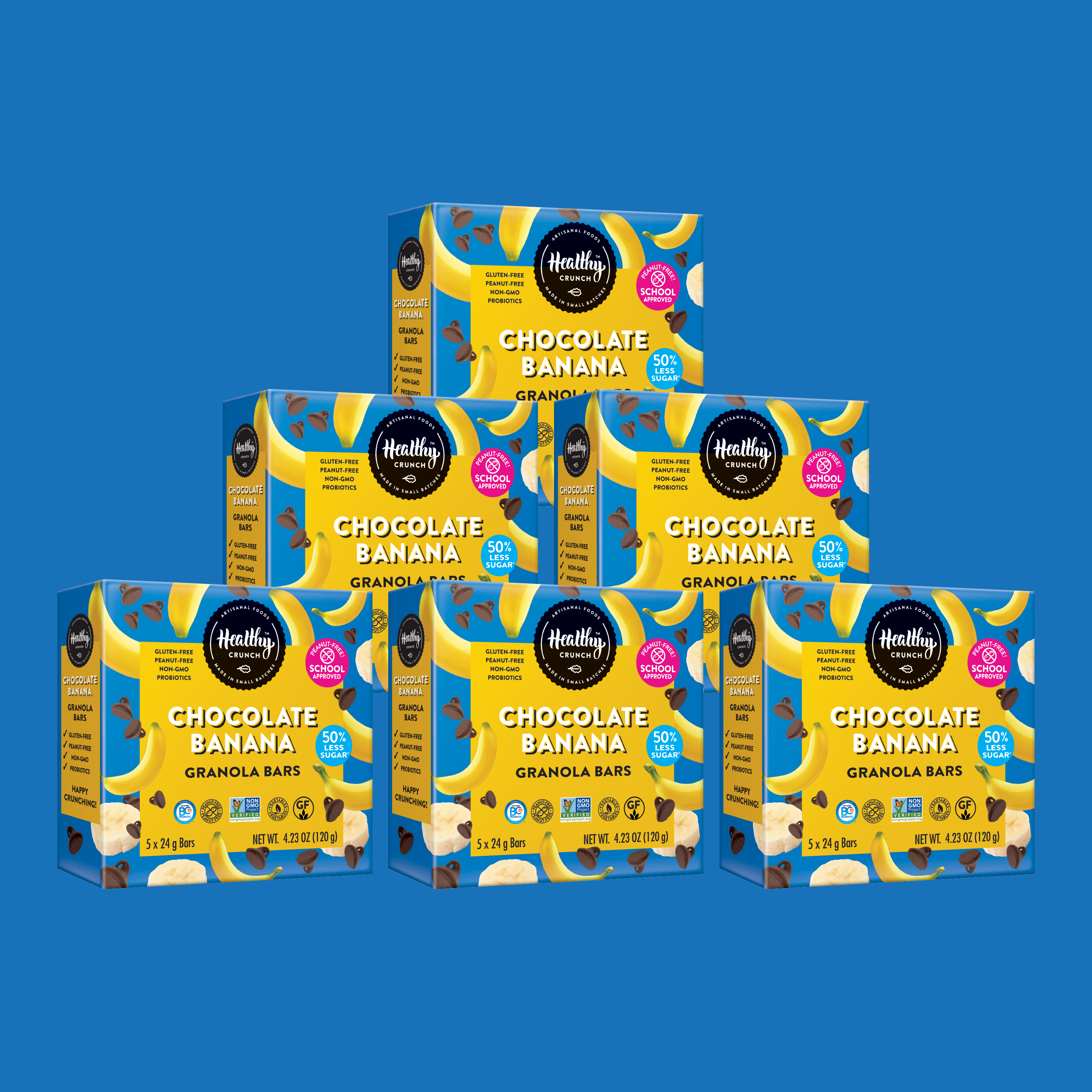 Healthy Crunch - Wholesale Snack Bar - Chocolate Banana Granola Bars10