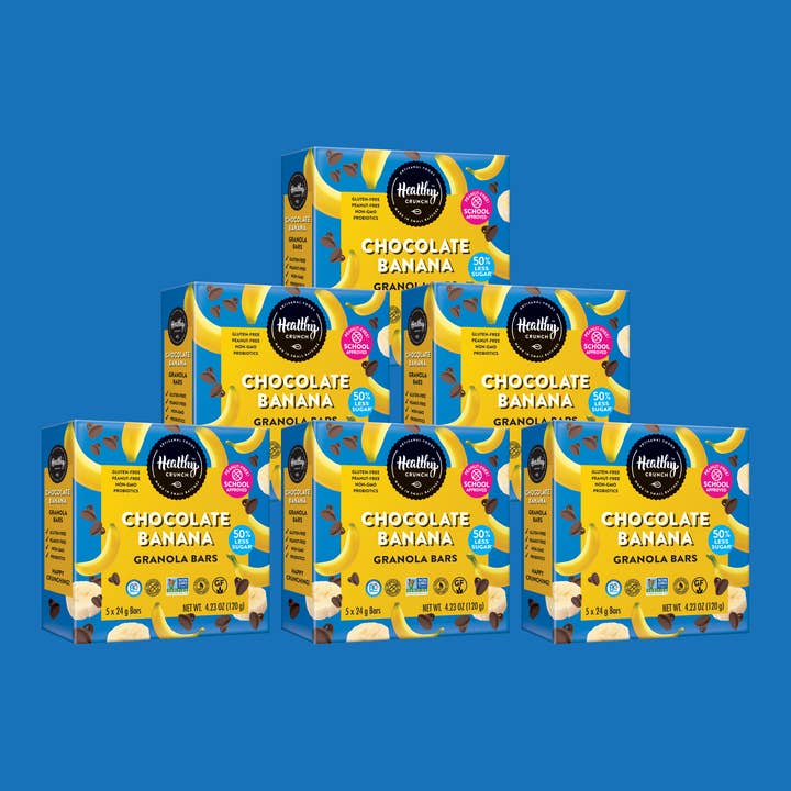 Healthy Crunch - Wholesale Snack Bar - Chocolate Banana Granola Bars10