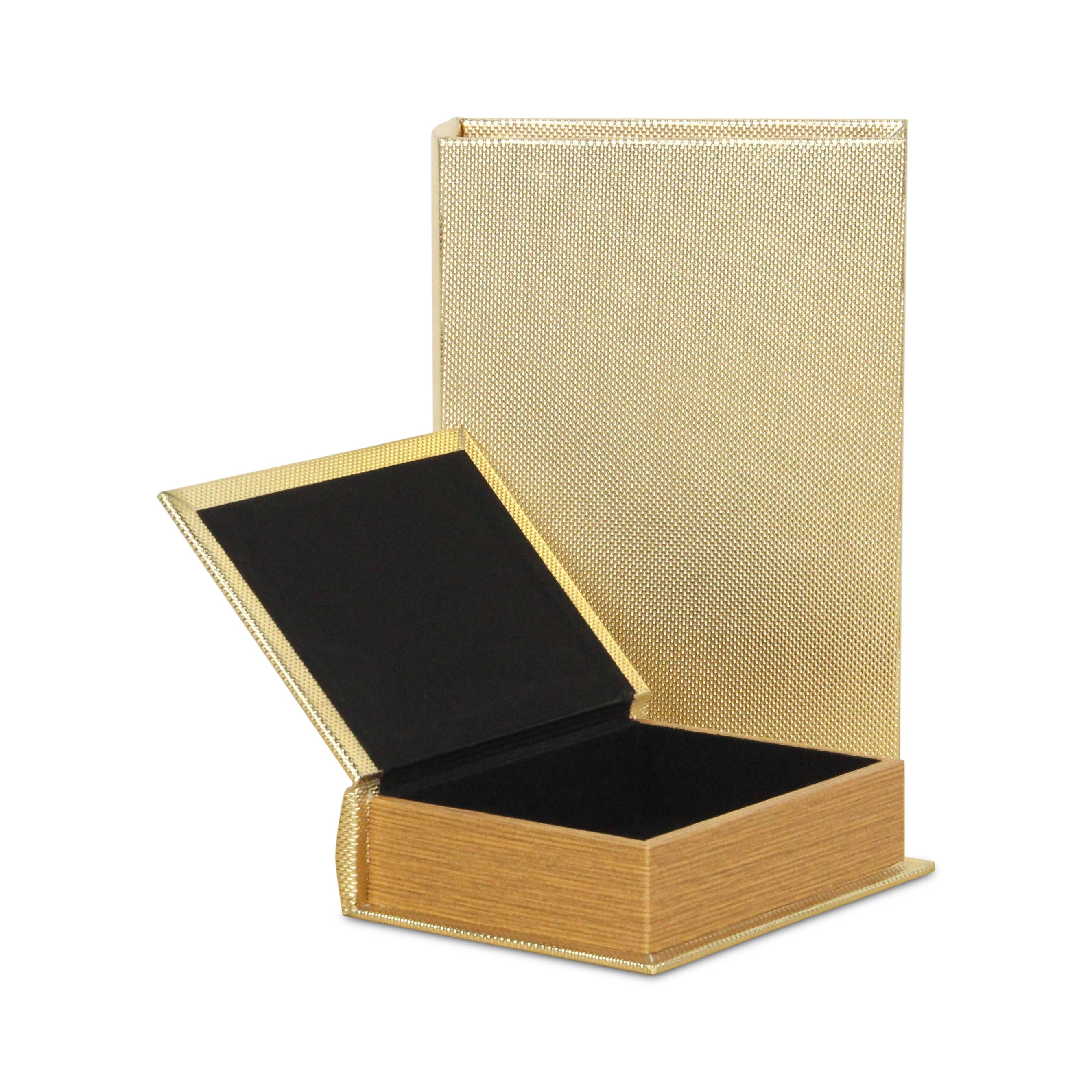 Cheungs Home Decor – Großhandel Dekoschachteln – Liniva Buchbox-Set mit gewebtem Muster aus Vinyl14