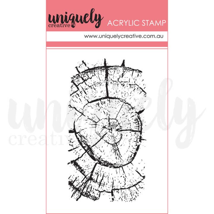 Log Mark Making Mini Stamp - Acrylic Stamp for wholesale by Uniquely Creative