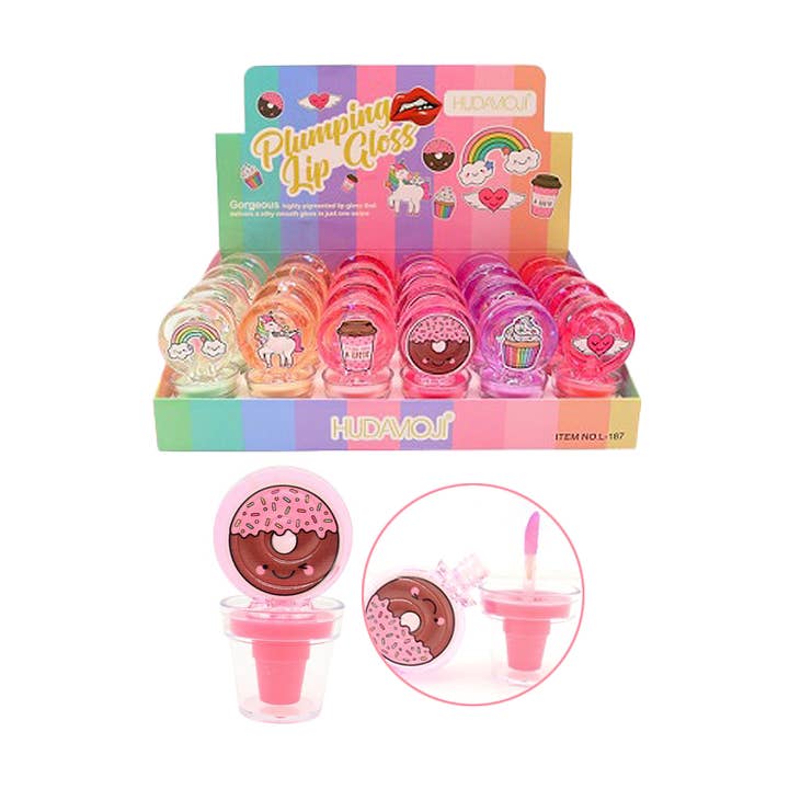 Cap Zone - Wholesale Lip Gloss - Cartoon Doodle Plumping Moisturizing Lip Gloss