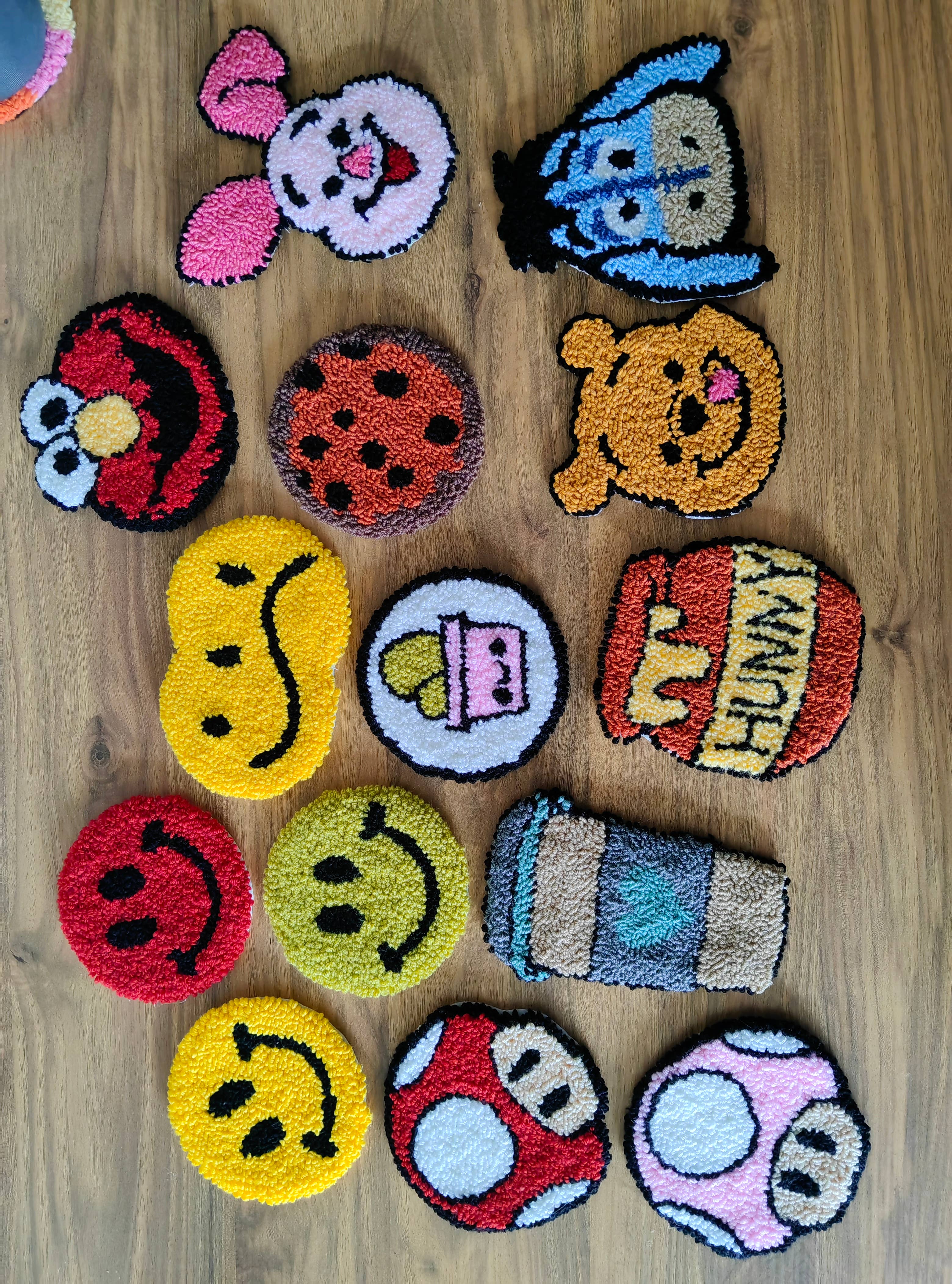 despinacrafting - Wholesale Coasters - Punch Needle Mug Rug, Coffee Coaster5