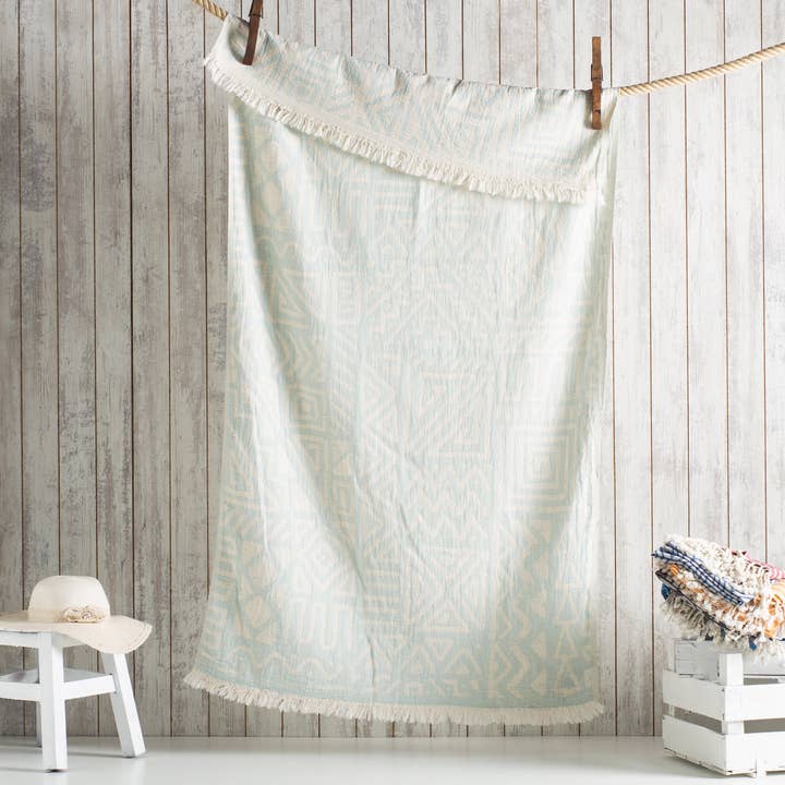 Kikoya - Wholesale Beach Towel - MixGeo Turkish Cotton Beach Towel Fouta Pestemal Sand Free