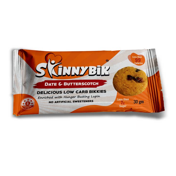 Skinnybik Date & Butterscotch - Bulkverpakking - 50 x 2 verpakkingen (30 g) voor wholesale door Skinnybik