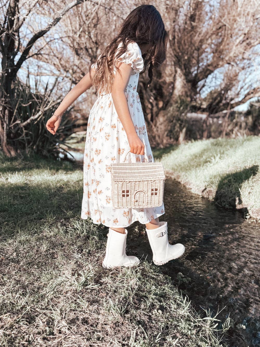 A Little Lacey - Wholesale Dress - Kids - Imogen Floral Girls Dress4