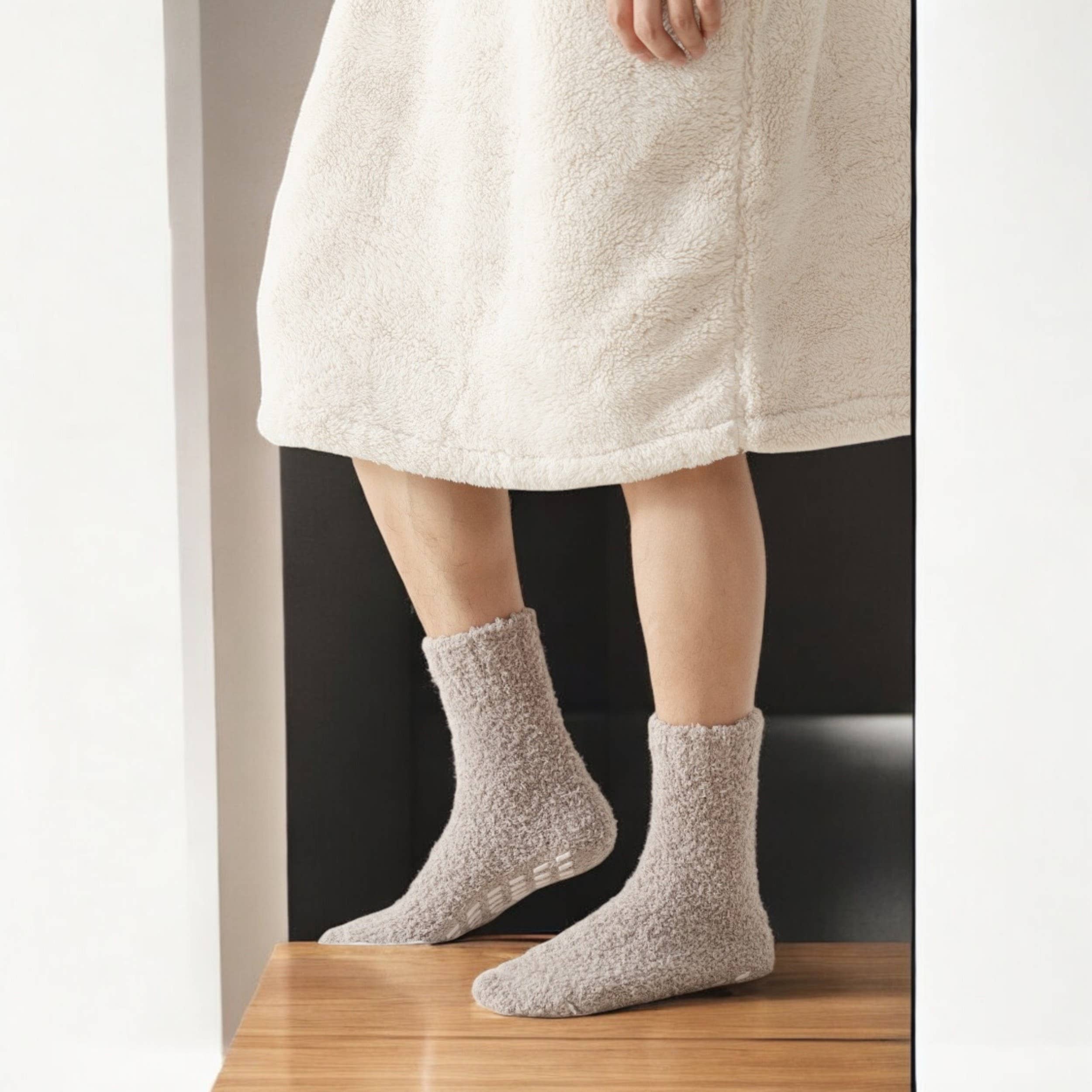 AK Brand – wholesale Socks – Women's – Women's Anti-Slip Fuzzy Socks 3-Pack Indoor Use14