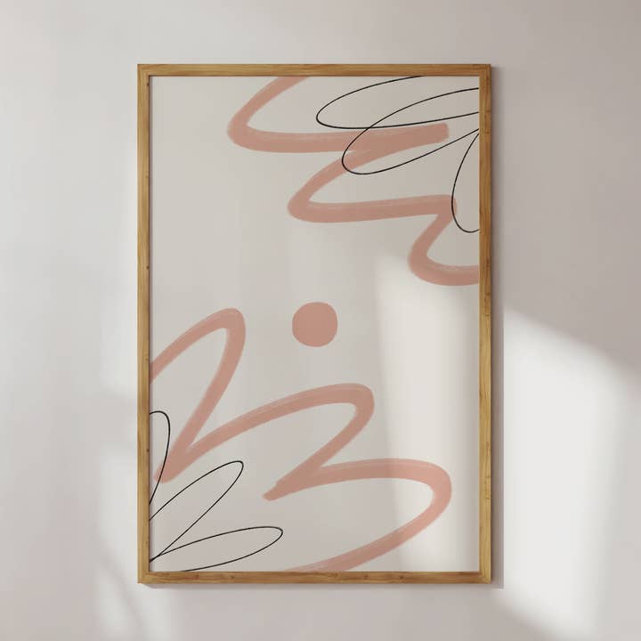 Impression florale bohème pour la vente par MoonGlowStationery