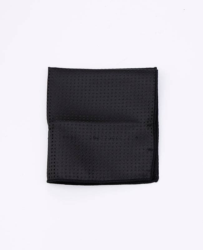 Unipap's – wholesale Costume – Child – Black Suit Pocket Square No. 1 with Polka Dots in Polyester "Louis"1