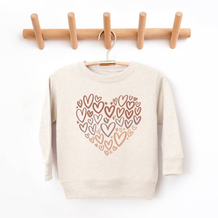 Cœurs de l'Histoire Noire | Sweat-shirt Graphique pour Tout-Petit pour la vente par The Juniper Shop Wholesale