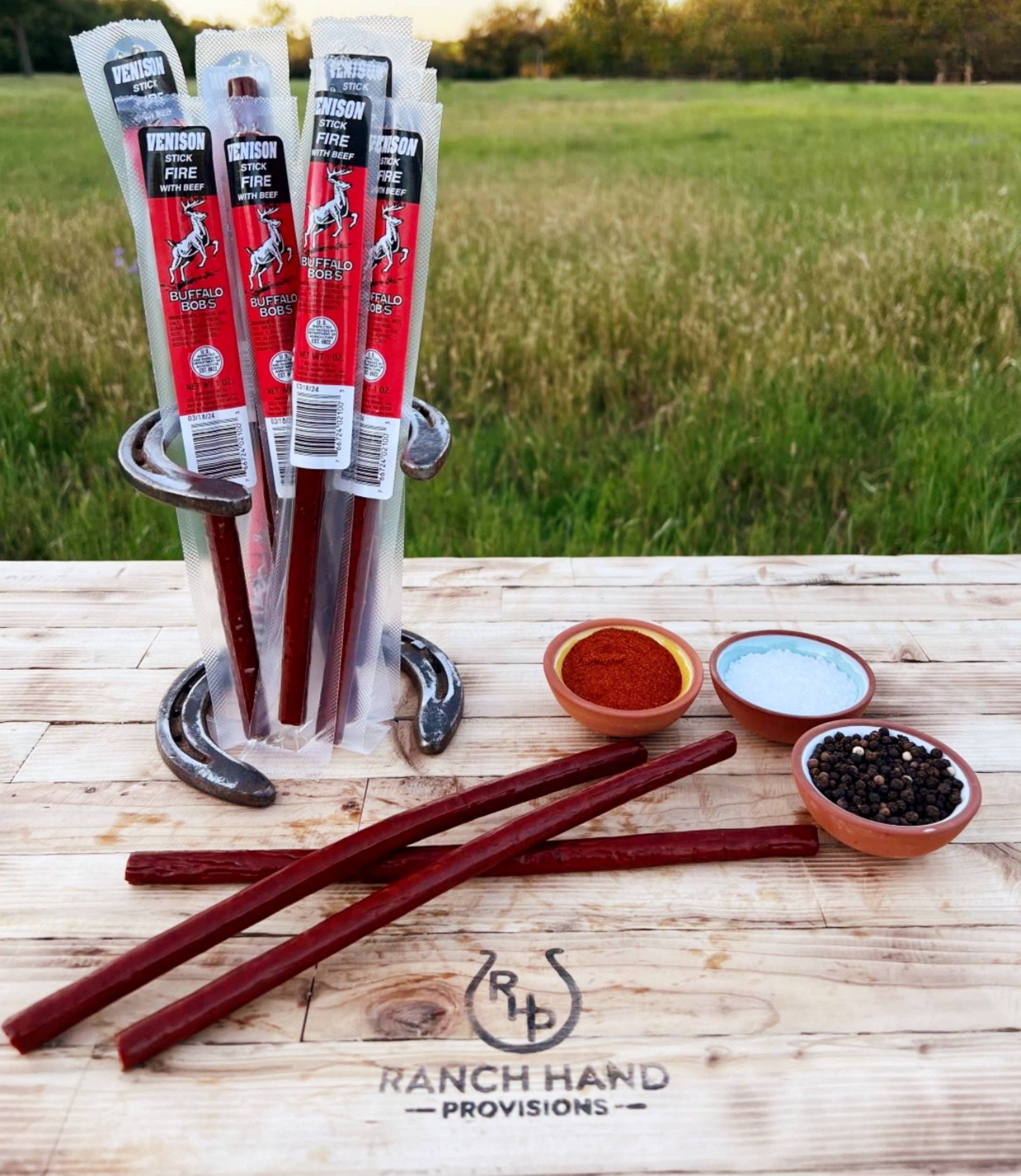 Ranch Hand Provisions - Wholesale Jerky - Venison Stick - Fire3