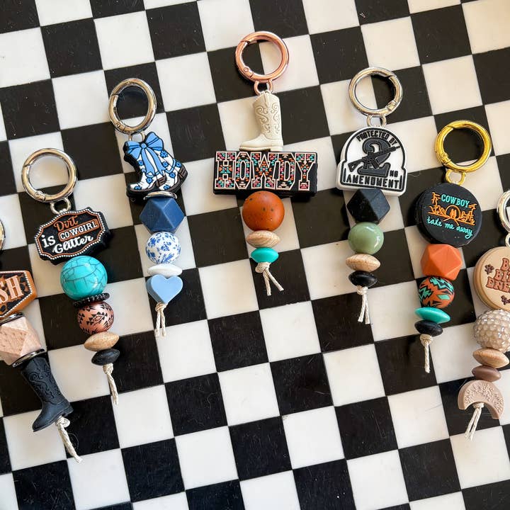 TrendyKeys - Wholesale Keychain - Women's - TrendyKeys Zipper Pull Keychains1