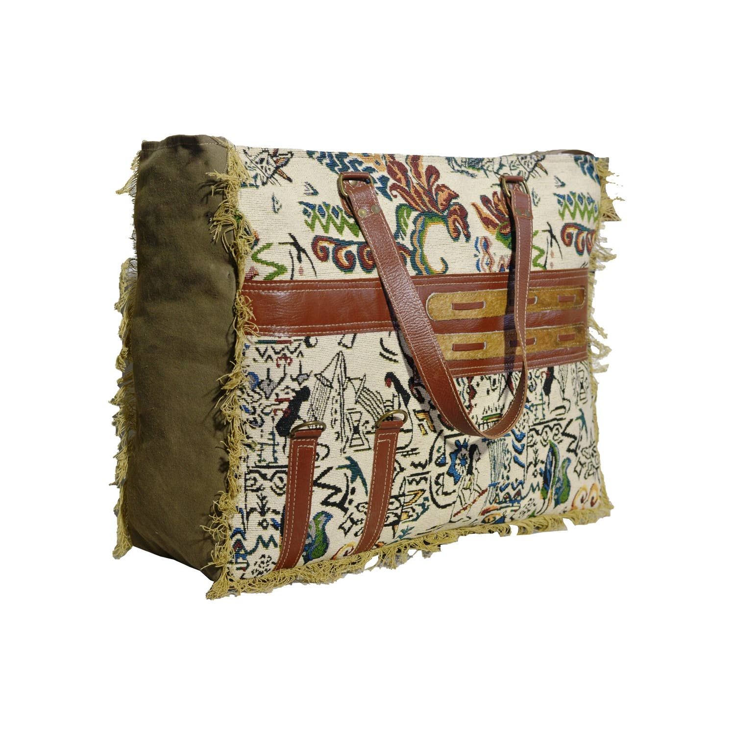 Hopofly Bags - Wholesale Weekender Bag - Women's - Canvas & Leather Women's Weekender Bag1