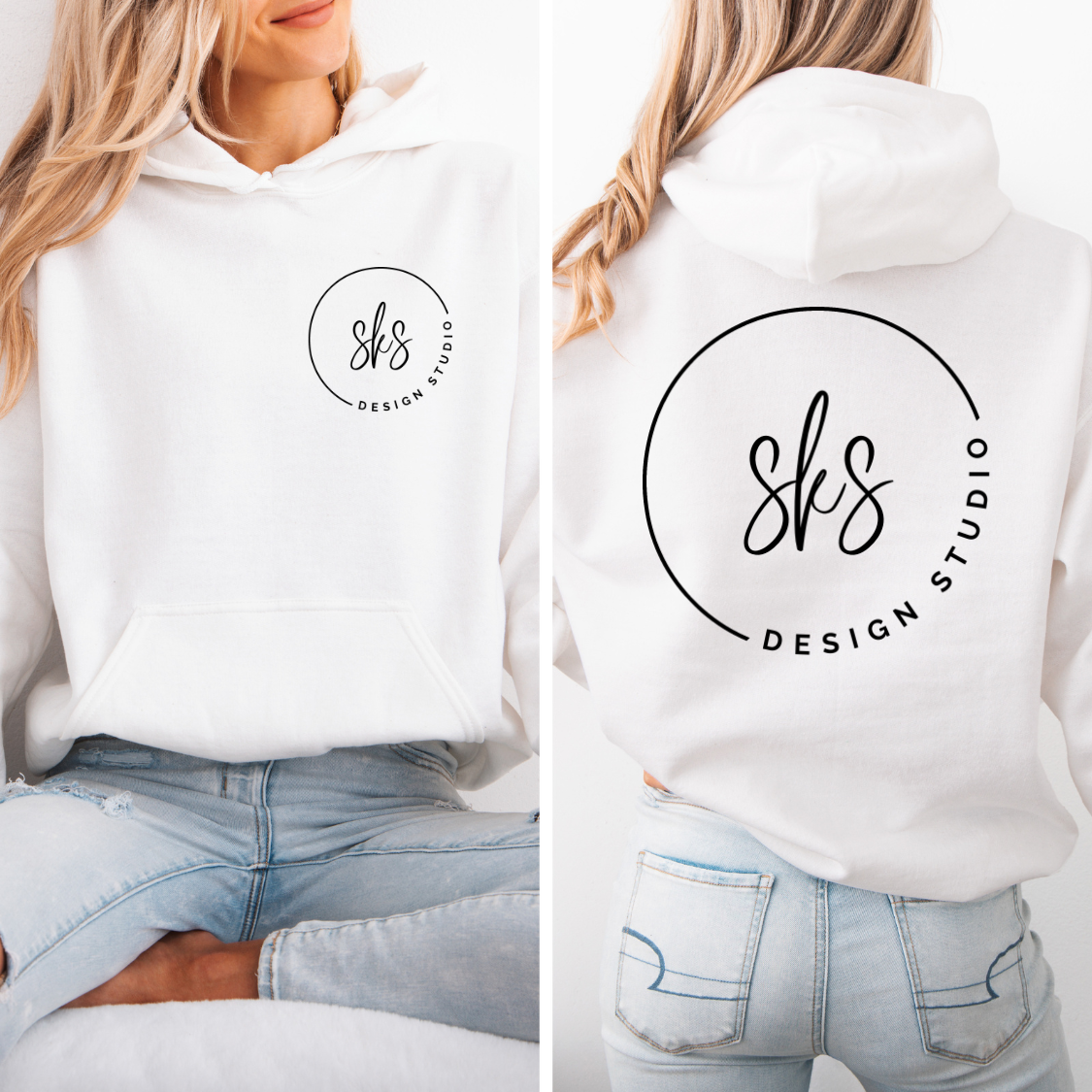 SKS Design Studio - Wholesale Hoodie - Unisex - CUSTOM LOGO | Unisex Hoodie Sweatshirt [GILDAN]3