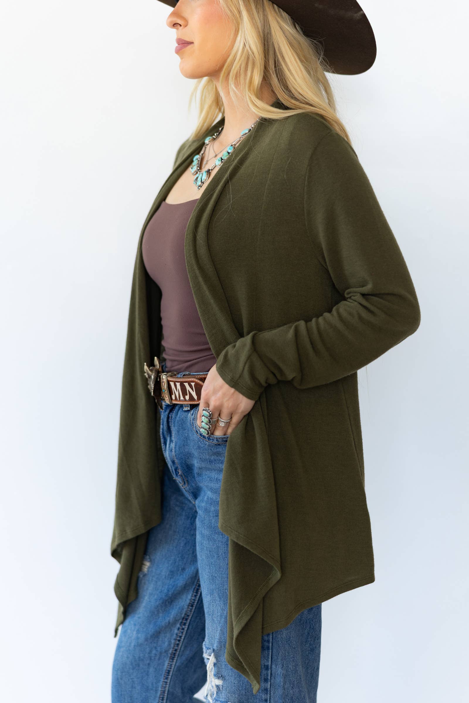 Dear Scarlett - Wholesale Cardigan - Women's - Effortless Lightweight Cardigan5