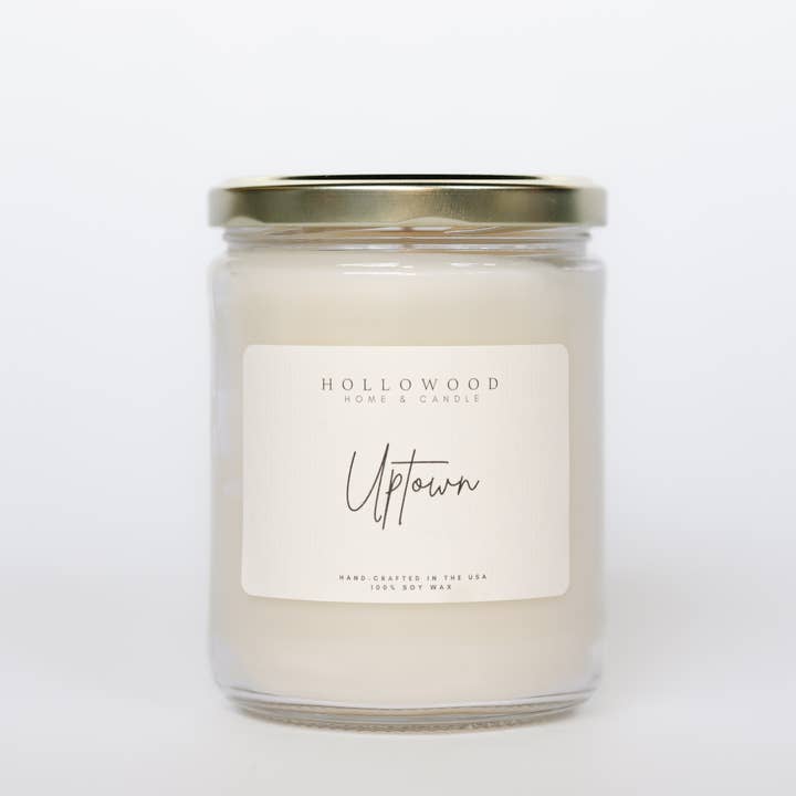 Hollowood Home and Candle - Wholesale Jar/Filled Candle - UPTOWN | EVERYDAY | 8OZ | CANDLE
