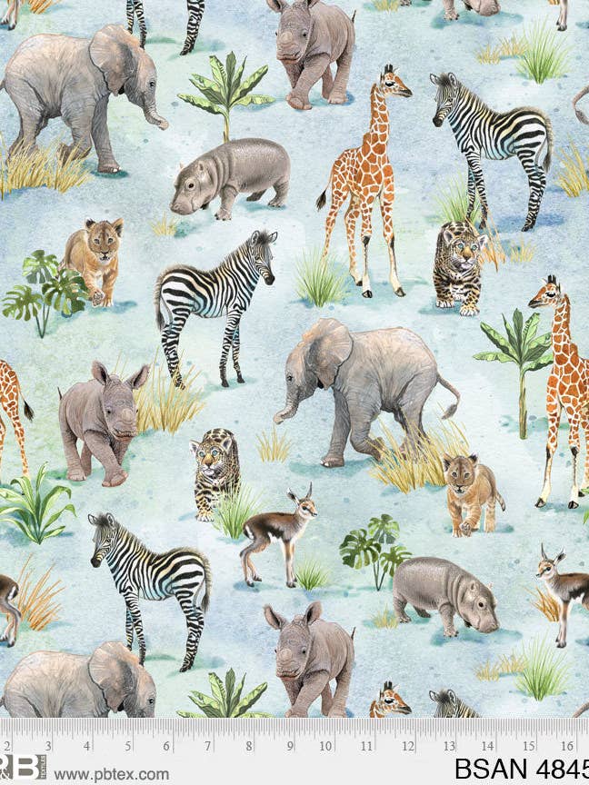 Baby Safari Dyr 4845 Mu for engroshandel hos P&B TEXTILES