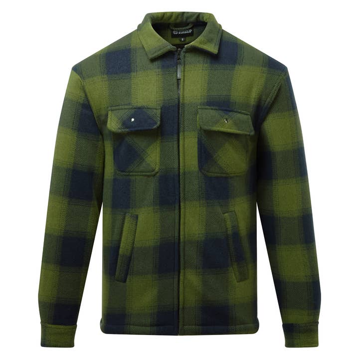 Fort Portman Shacket - Microfleece, Padded, Fleece Lined for wholesale by TuffStuff Workwear