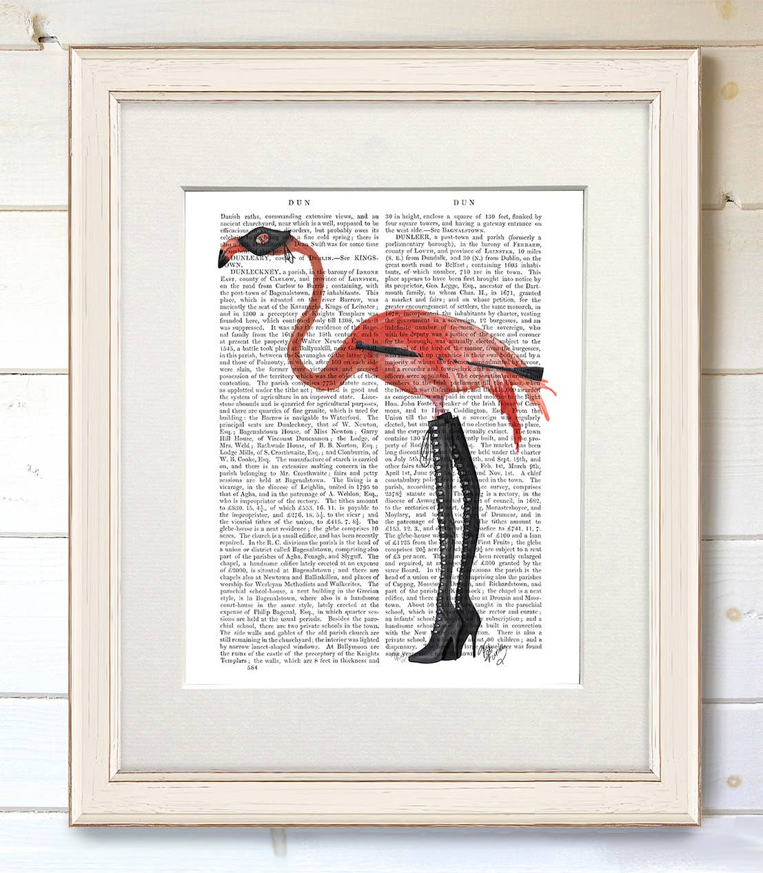 FabFunky Ltd – wholesale Art print – Flamingo with Kinky Boots, Book Print / Art Print / Wall Art1