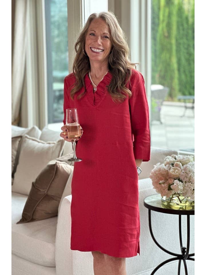 Arte Italica & Crown Linen Designs - Wholesale Dress - Women's - Francesca Dress - New Color