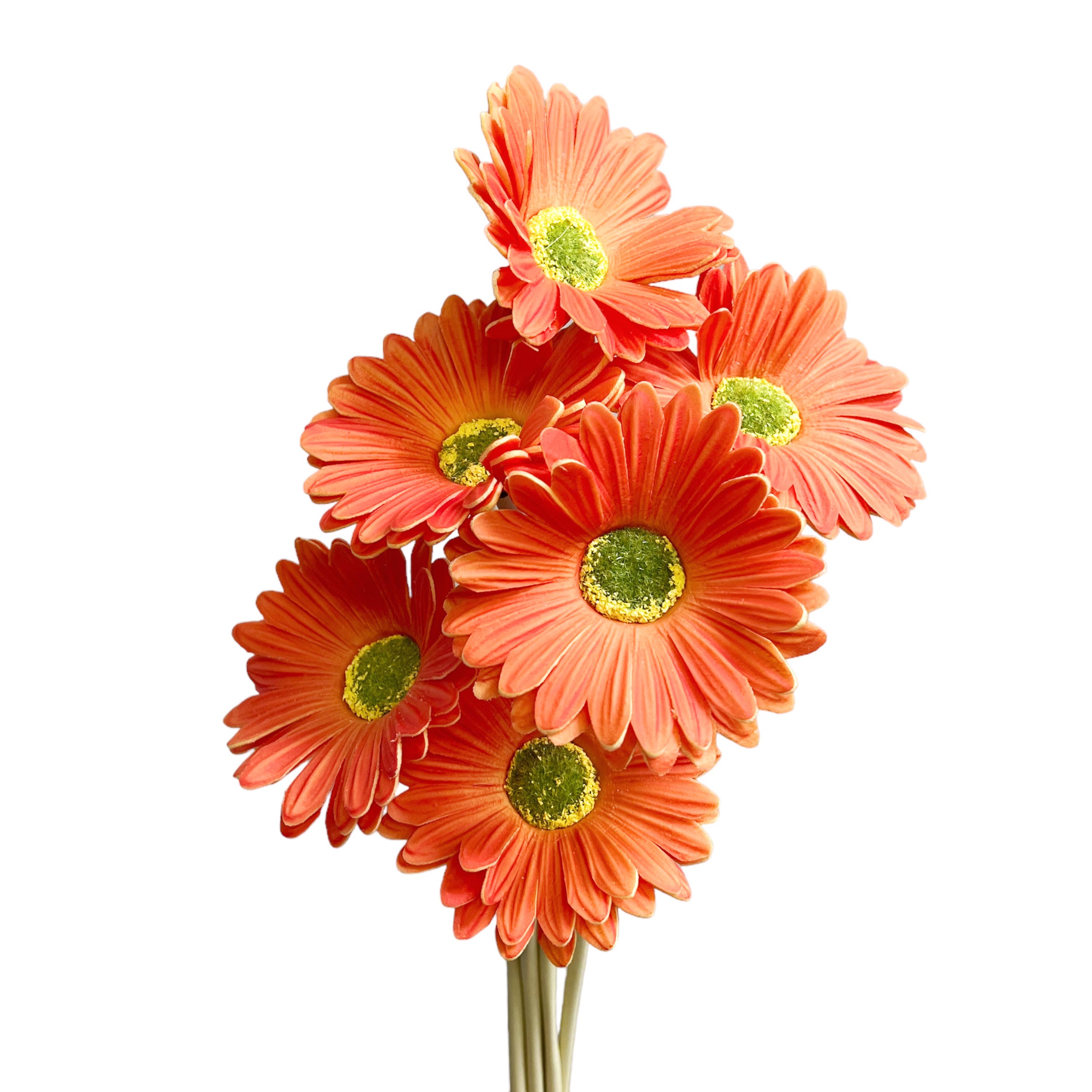 Sun Decorer - Wholesale Artificial Flowers - Artificial Real Touch Daisy Stems (Set of 6)7