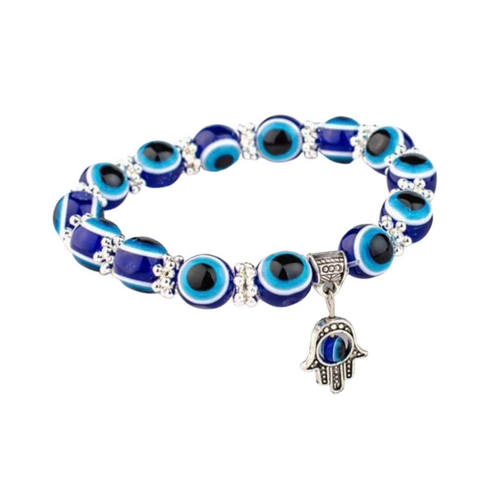 VIE - Wholesale Charm/Dangle Bracelet - 
Evil Eye Beaded Stretch Bracelet12