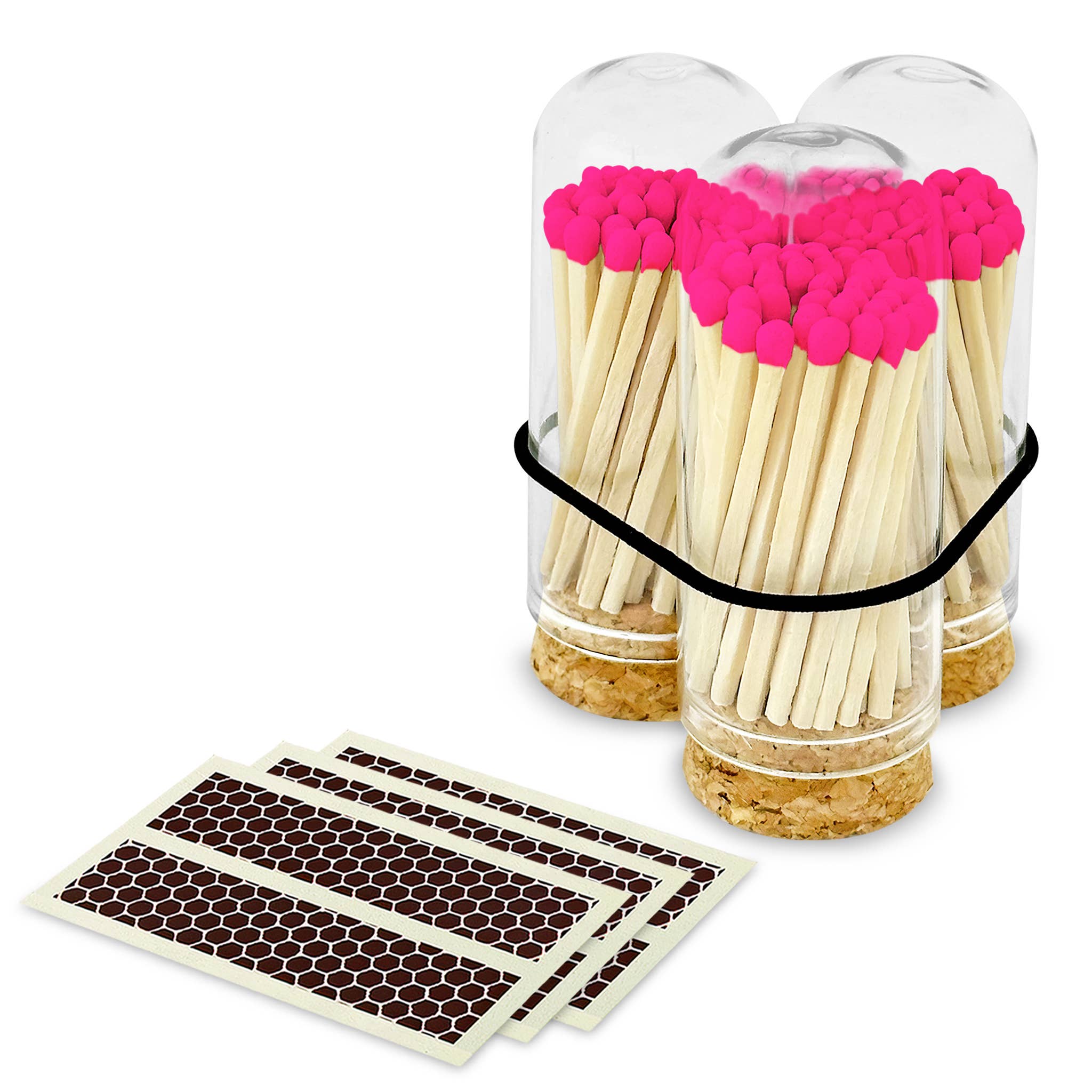 Thankful Greetings – wholesale Tändsticka – 2" Matches + Mini Cloche - Färger efter eget val + Strikers17
