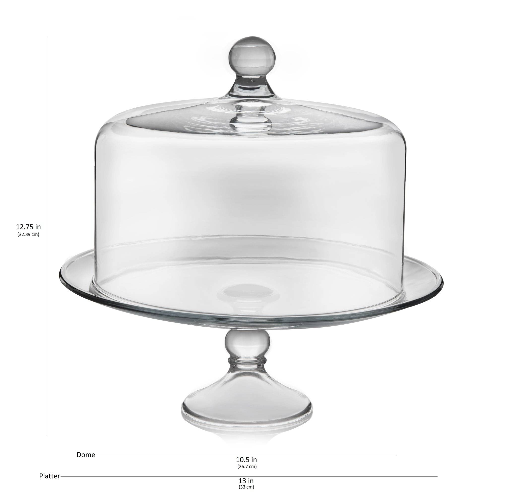 Libbey - Wholesale Cake Stand - Libbey Selene Glass Cake Stand with Dome5