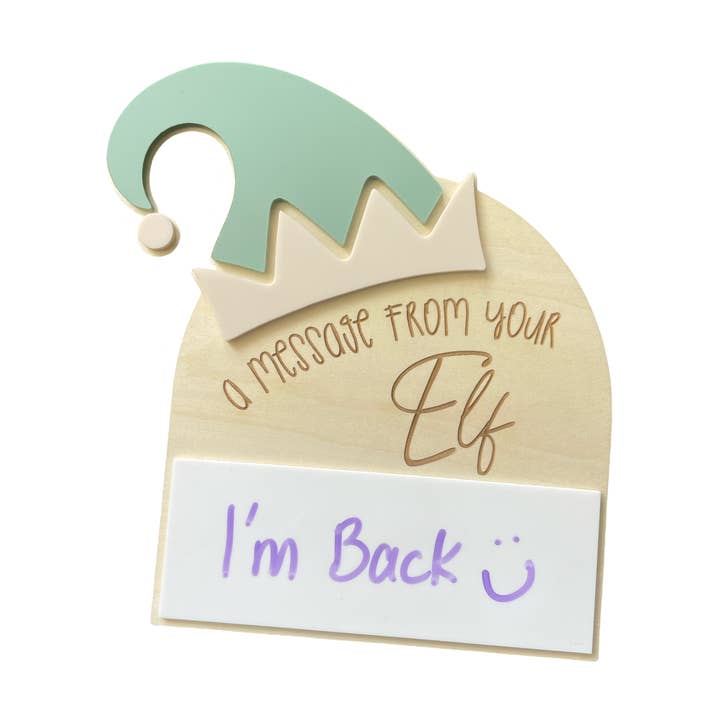 Elf Hat Message Board for wholesale by Timber Tinkers