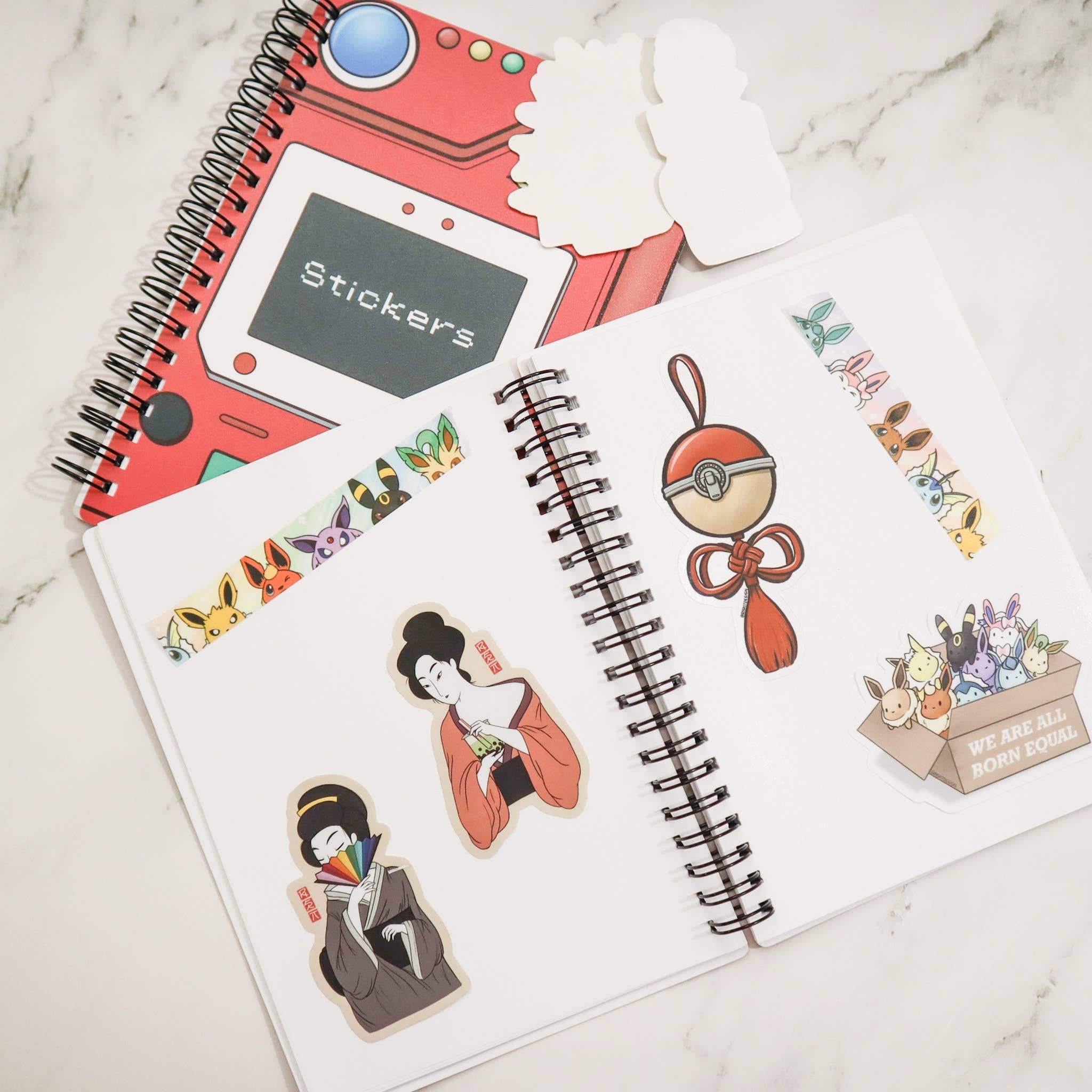 Riskit Design - Vente Autocollant - Livre d'autocollants réutilisables Collectors De1