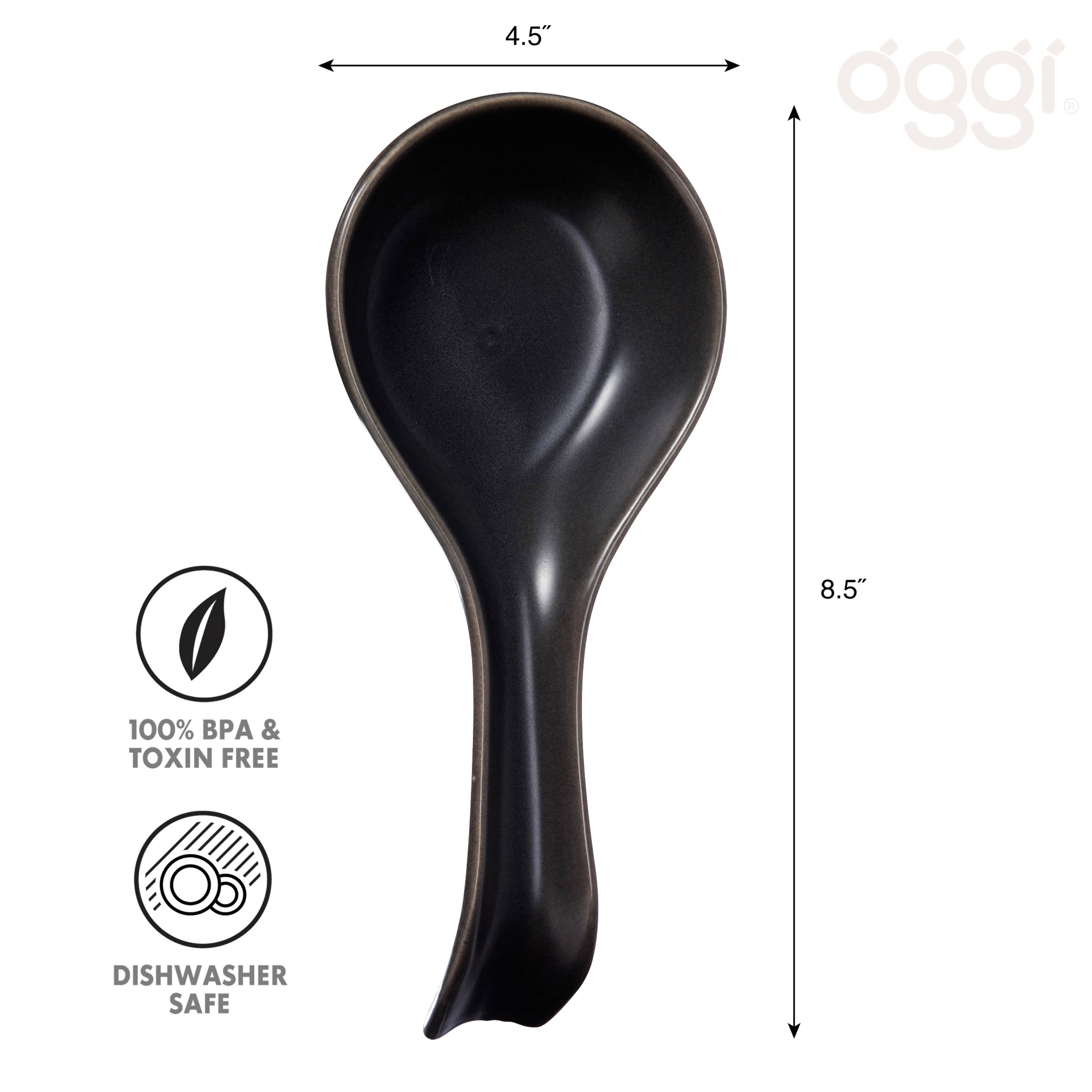 Oggi - Wholesale Spoon Rest - Spoon Rest Ceramic (8.5" x 4.5")20