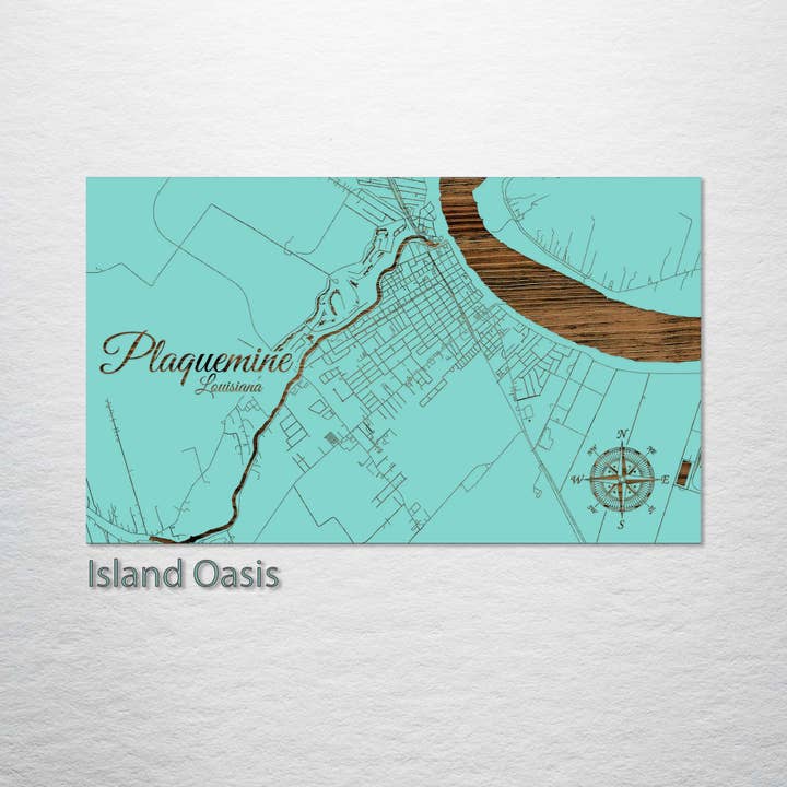 Fire and Pine Wood Maps - Wholesale Map - Louisiana: Plaquemine Street Map