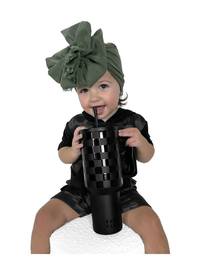 Remi + Rae Co. – Engroshandel Shorts - Børn – BAMBOO HAREM SHORTS - BLACK OPS2