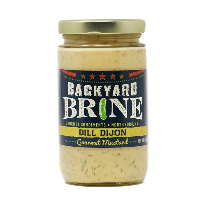 Dill Dijon - Gourmet Mustard, 8 oz for wholesale by Backyard Brine